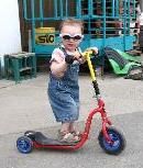 coole~Rollerfahrerin